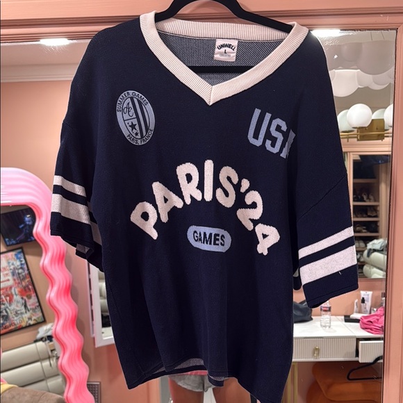 UNWELL Women's Navy Paris '24 Top - Picture 1 of 3